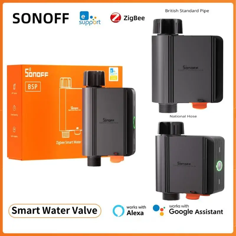 SONOFF SWV Zigbee Smart Water Valve IP55 Sprinkler Controller Smart Home Automate Irrigation Timer Via EWelink Alexa Google Home