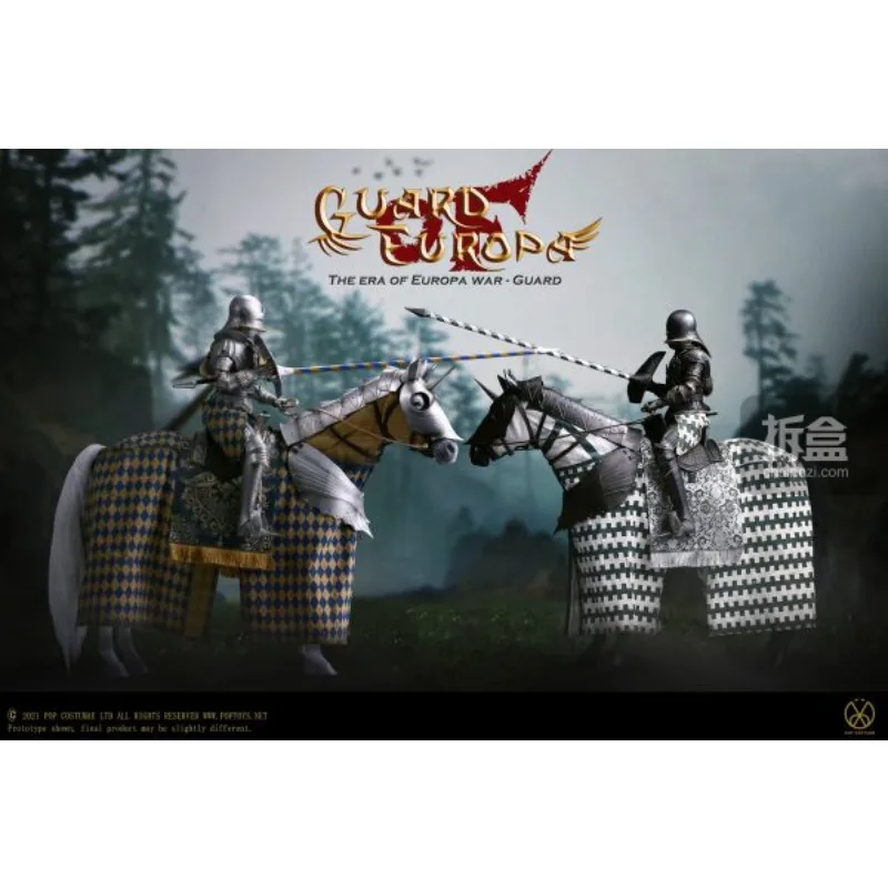 Spot poptoys original europa crônicas cavaleiros góticos soldados femininos antigos cavalos de guerra 1/6 boneca móvel soldado modelo presente