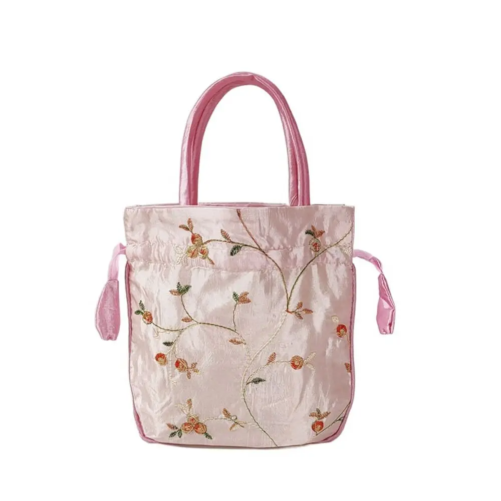 Bag Casual Money Bags Sanitary Napkin Bag Jewerly Packing Bag Hanfu Drawstrings Bags Women Flower Handbags Small Storage Bags