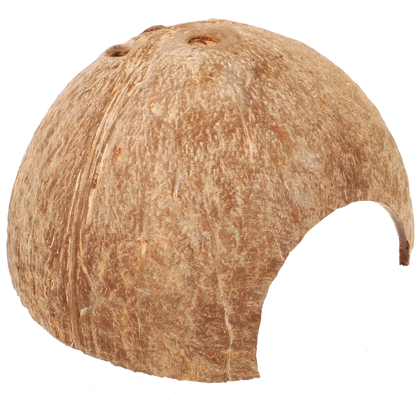 

Coconut Hideout House Reptile Coconuts Shell Tarantula Enclosure Accessories Small Household Shelter Cave Adorable