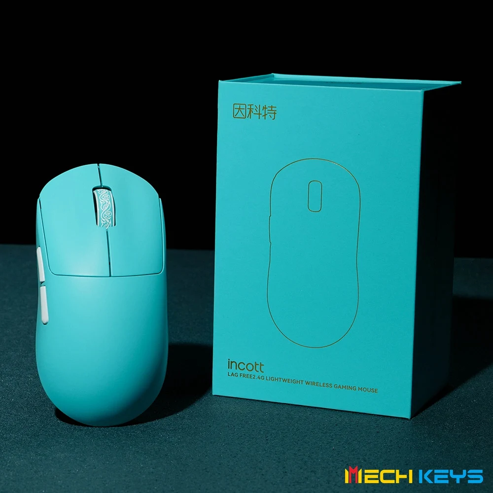 เมาส์เกมมิ่ง NEW INCOTT G23 V2 รุ่น PAW3395 ไร้สาย 3 โหมด น้ำหนักเบา 47 กรัม อัตราการตอบสนอง 8000Hz ความหน่วงต่ำพิเศษ ปรับแต่งได้