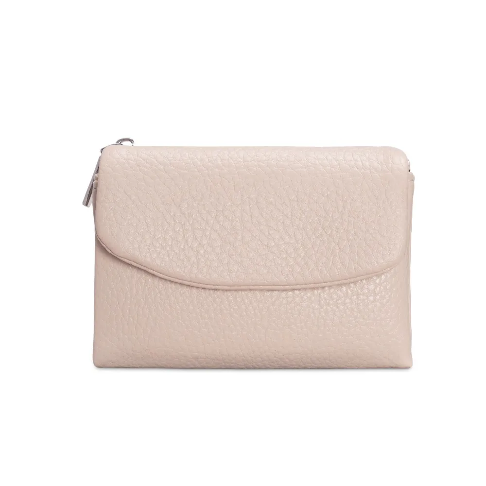 

Fashion Zipper Short Wallets Soft Leather Large Capacity Coin Purse Solid Color Money Bag Women