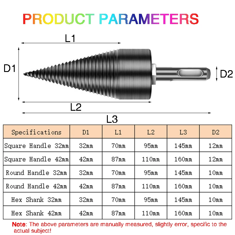 M32 Lục Giác Chia Gỗ Nón-Dụng Cụ Khoan Củi Máy Khoan Gỗ Hình Nón Có Ngăn Đấm Lái Mũi Chia Khoan dụng Cụ