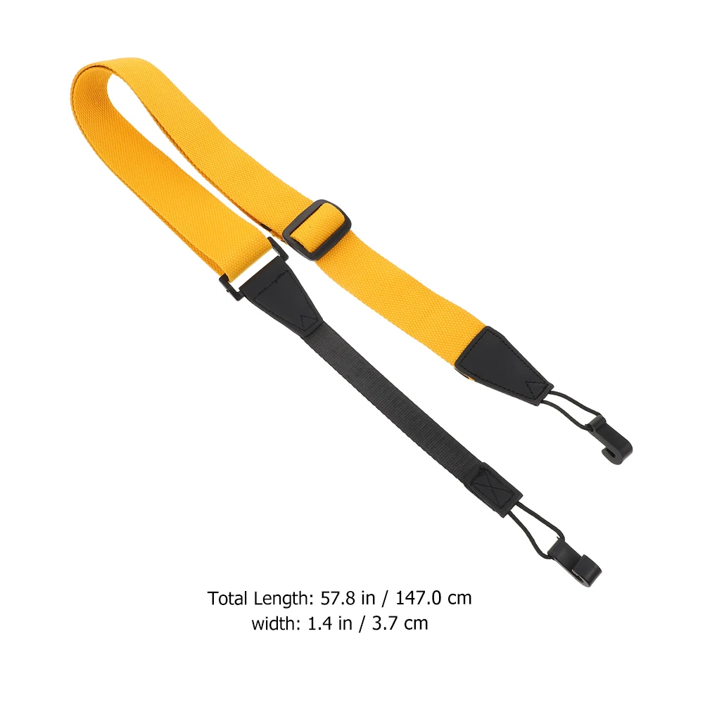 

Shoulder Strap Durable Simple Design Lightweight Cotton Belt Elegant Instrument Accessory Creative Ukulele Supply Chic Ukelele