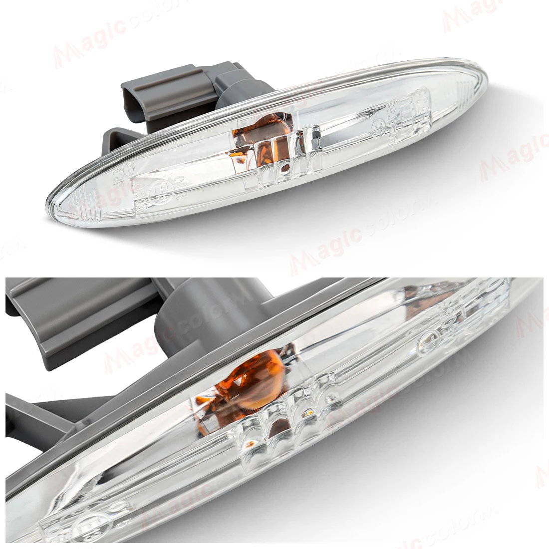 Marcador lateral de coche para Toyota Camry Highlander Crown Kluger Reiz Lexus IS250 ES350 GS450 lámpara de señal de giro de parachoques delantero 81730-30131