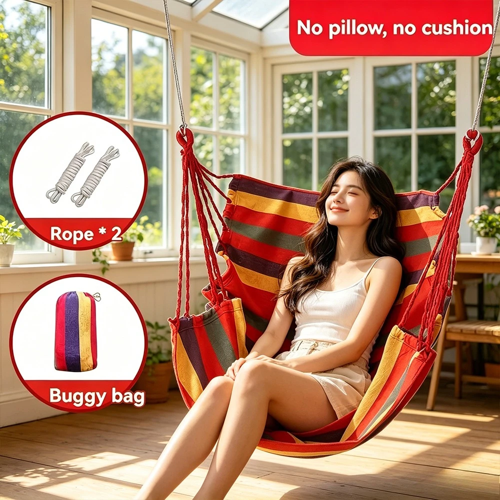 ハンギングバスケットスイングチェア屋外用パティオガーデン用ハ - Kids Outdoor Hammock Chair のレビューと価格