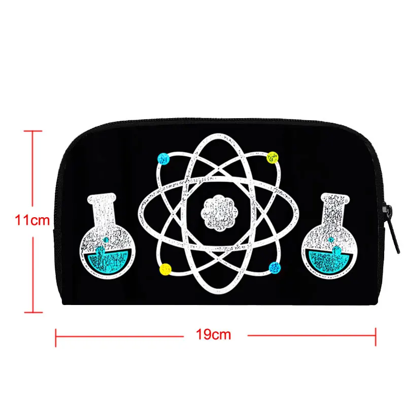Periodic Table of Elements Print Wallets Science Chemistry Purses Credit Card Holder Coin Money Clutch Bags Long Wallets Gift