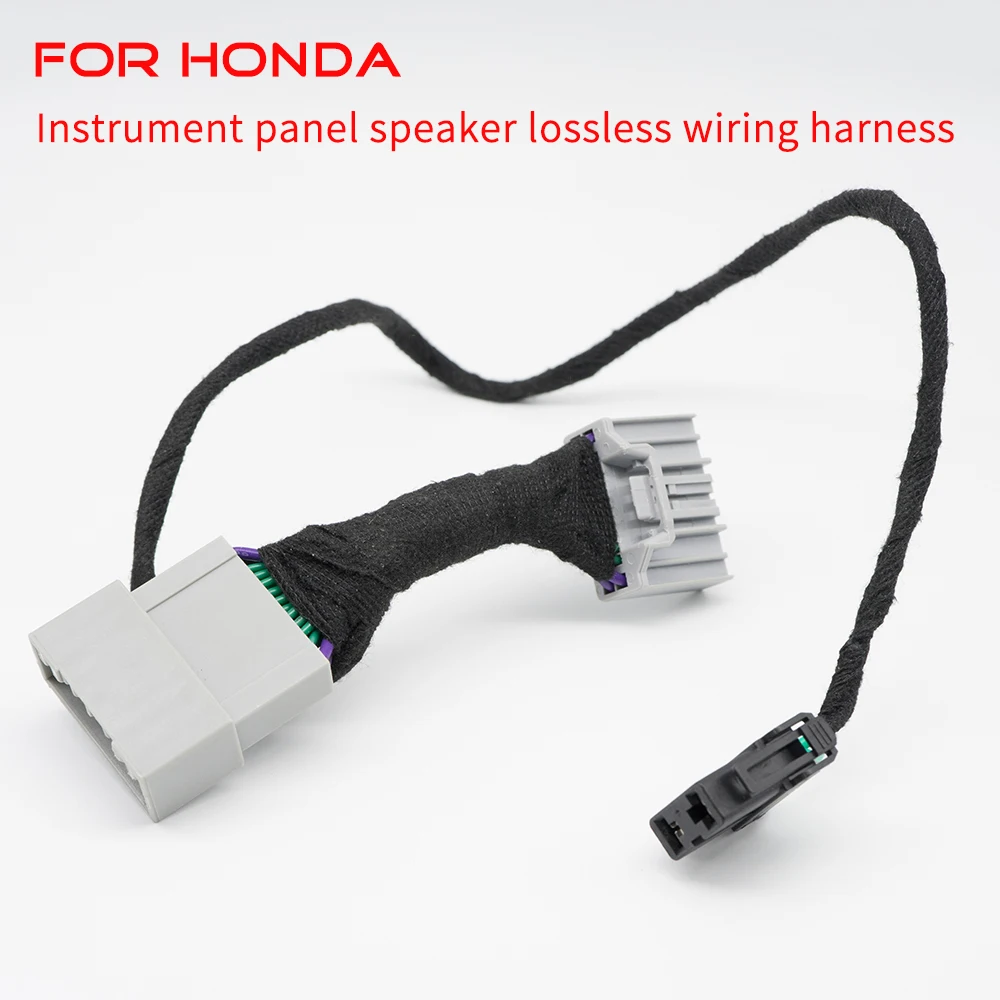 1pcs Car Center Midrange Speaker Harness Instrument Panel Speaker Lossless Line Cable Plug For 19 Honda Accord Inspire Crv