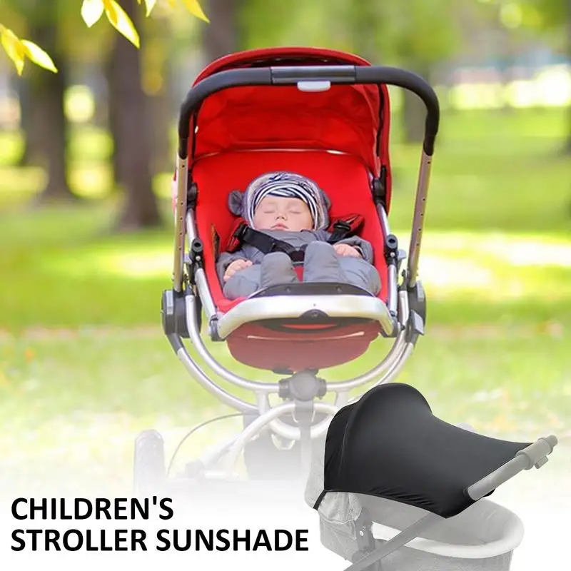 Pushchair Stroller Sunshade Pram UV-Protected Rainproof Cover Sun Rain Shade Canopy Cover For Car Seats Pram Pushchair Stroller