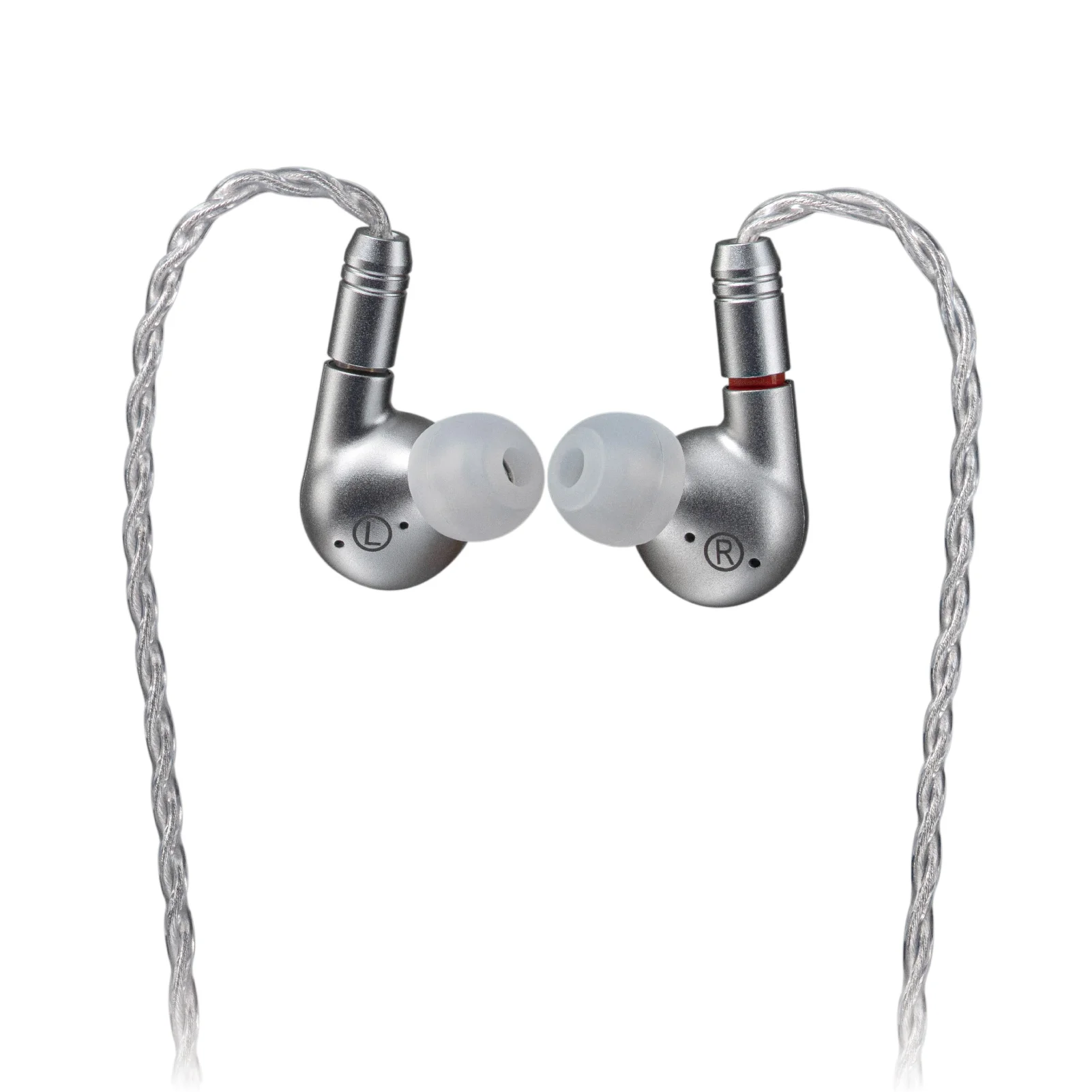 TINHIFI C5 3,5 mm plug metalen IEM sportgame oordopjes vierkante plaat membraan + BA driver bas in-ear oortelefoon 0,78 mm 2-pins interface