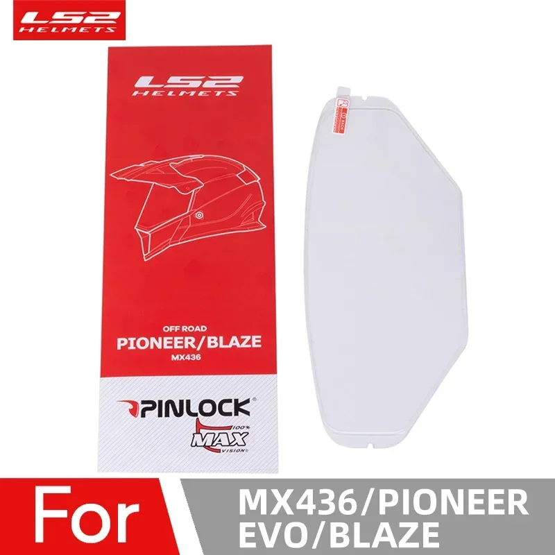 LS2 MX436 прозрачный козырек шлема Оригинал Pinlock противотуманная Накладка для LS2 Pioneer Evo противотуманная пленка для объектива шлема