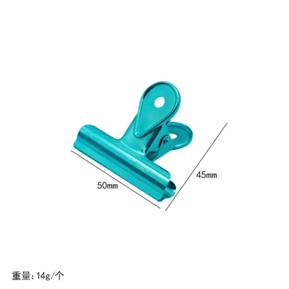 New Metal Bulldog Clips Heavy Duty Colorful Document Storage Ticket Clip Multipurpose Receipt Holder Home Organization