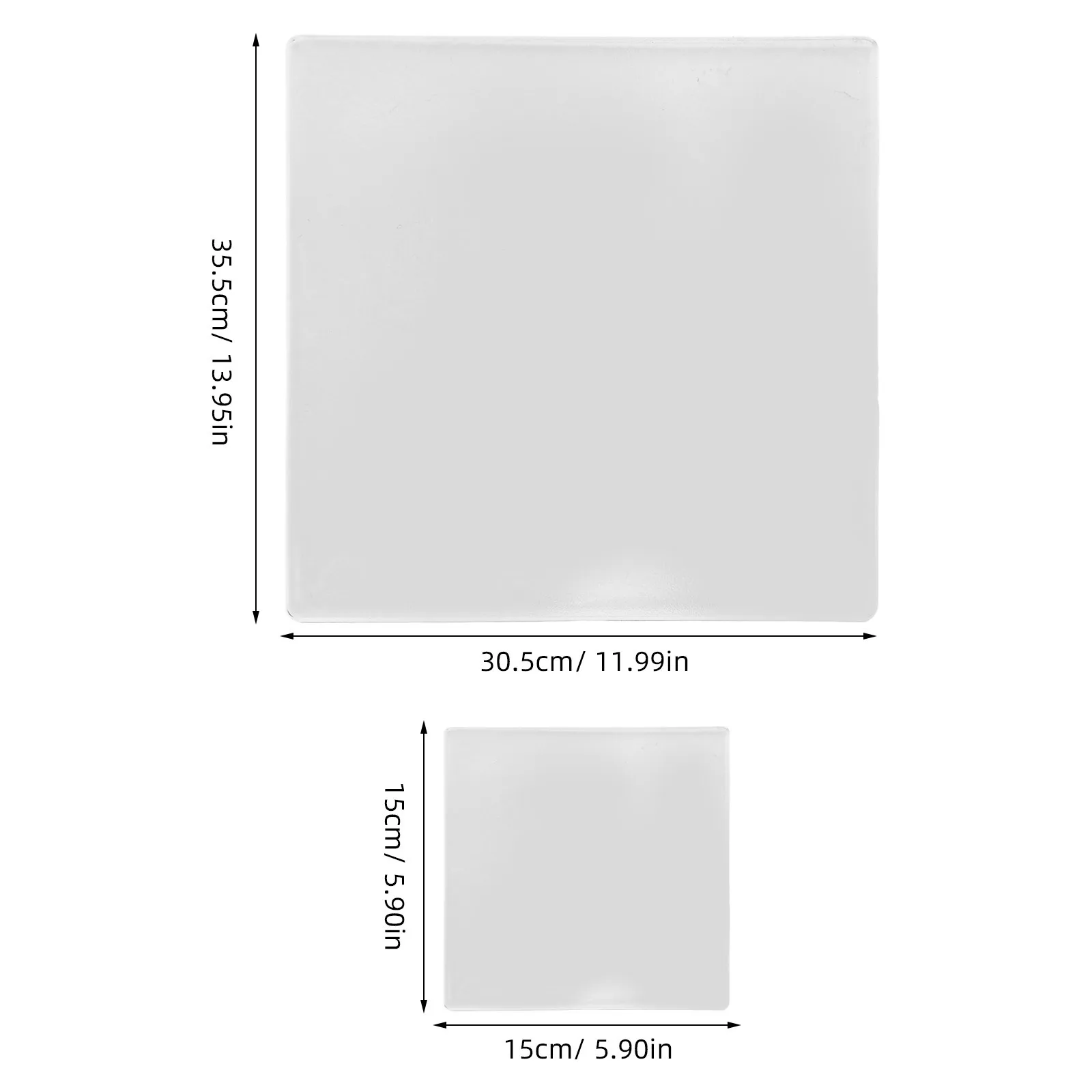 프린팅용 재사용 가능한 젤 플레이트 2개, 어린이 모노프린트 패드, 매끄러운 인쇄용품, DIY 아트 공예 젤리 플레이트