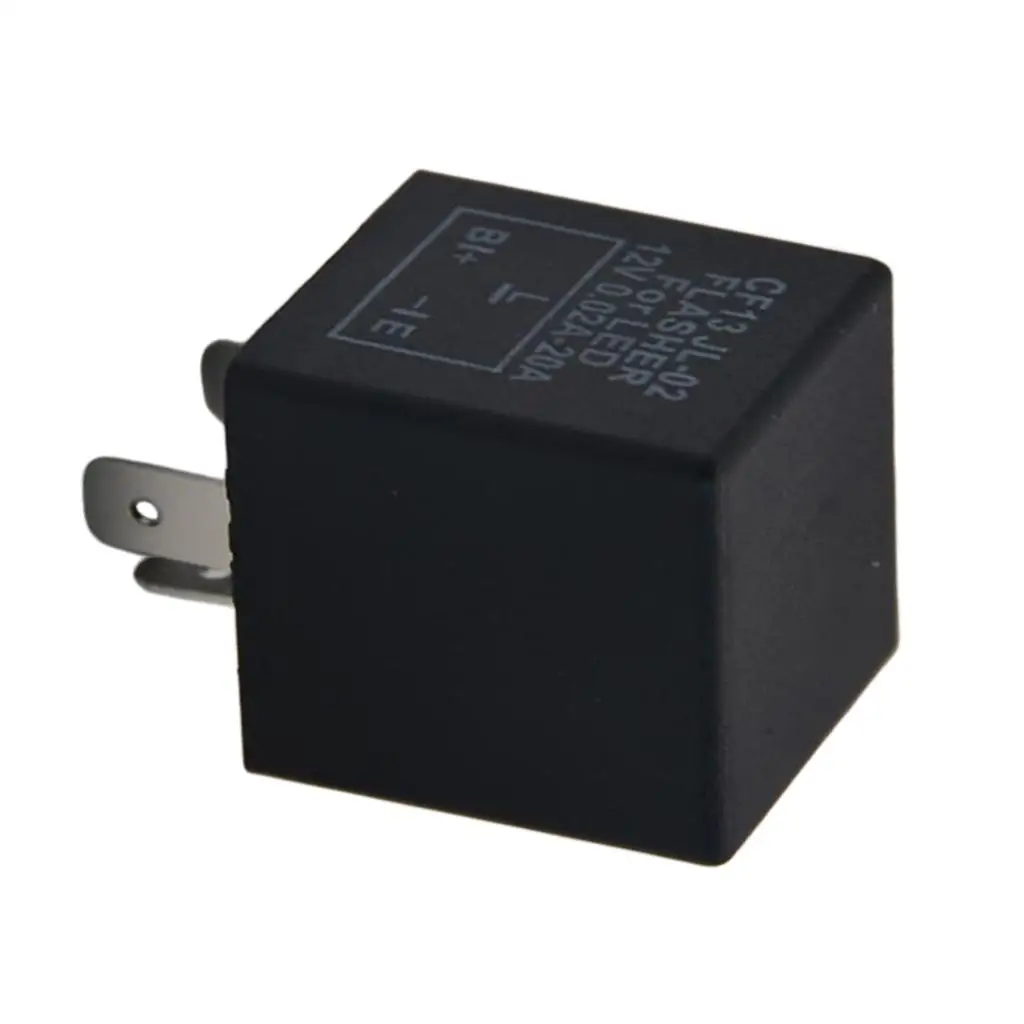 3pin Car Relay 12V LED Flasher Module Electronic Turn Signal Fix for Universal Led Flashing Car