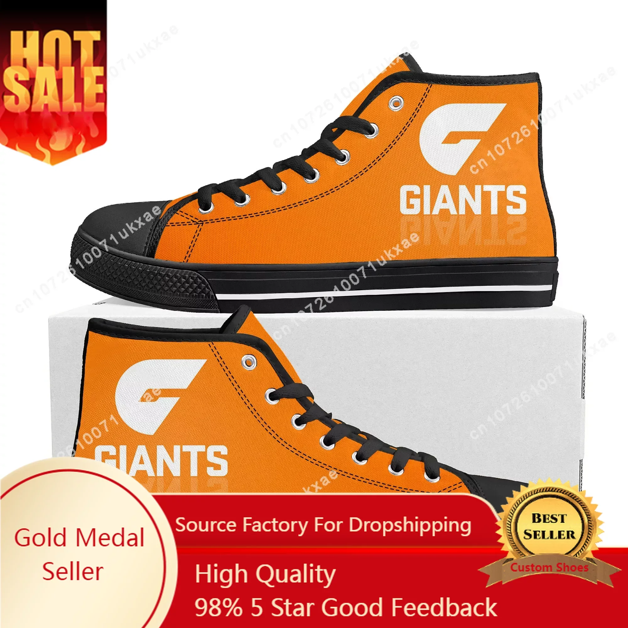 

Greater Western Sydney Australian Football High Top Sneakers Mens Womens Teenager High Quality Canvas Sneaker Shoe Custom Shoes