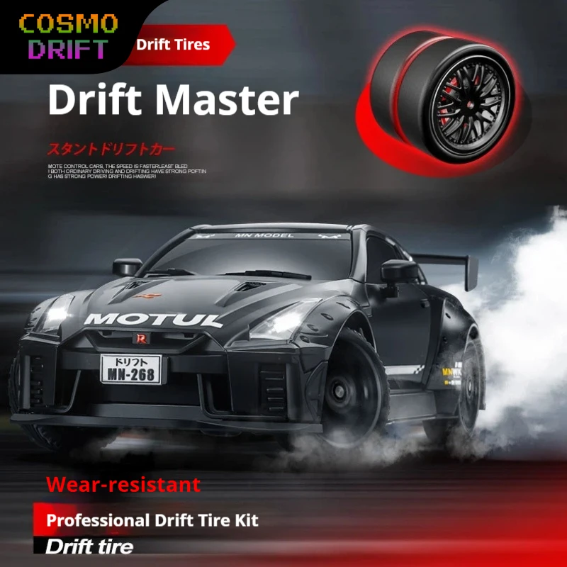 

MN MODEL MN268 Remote Control GTR Racing Car 4WD High Speed Driftable Toy With 50 Min Battery Life For Kids Adults Hobby Players