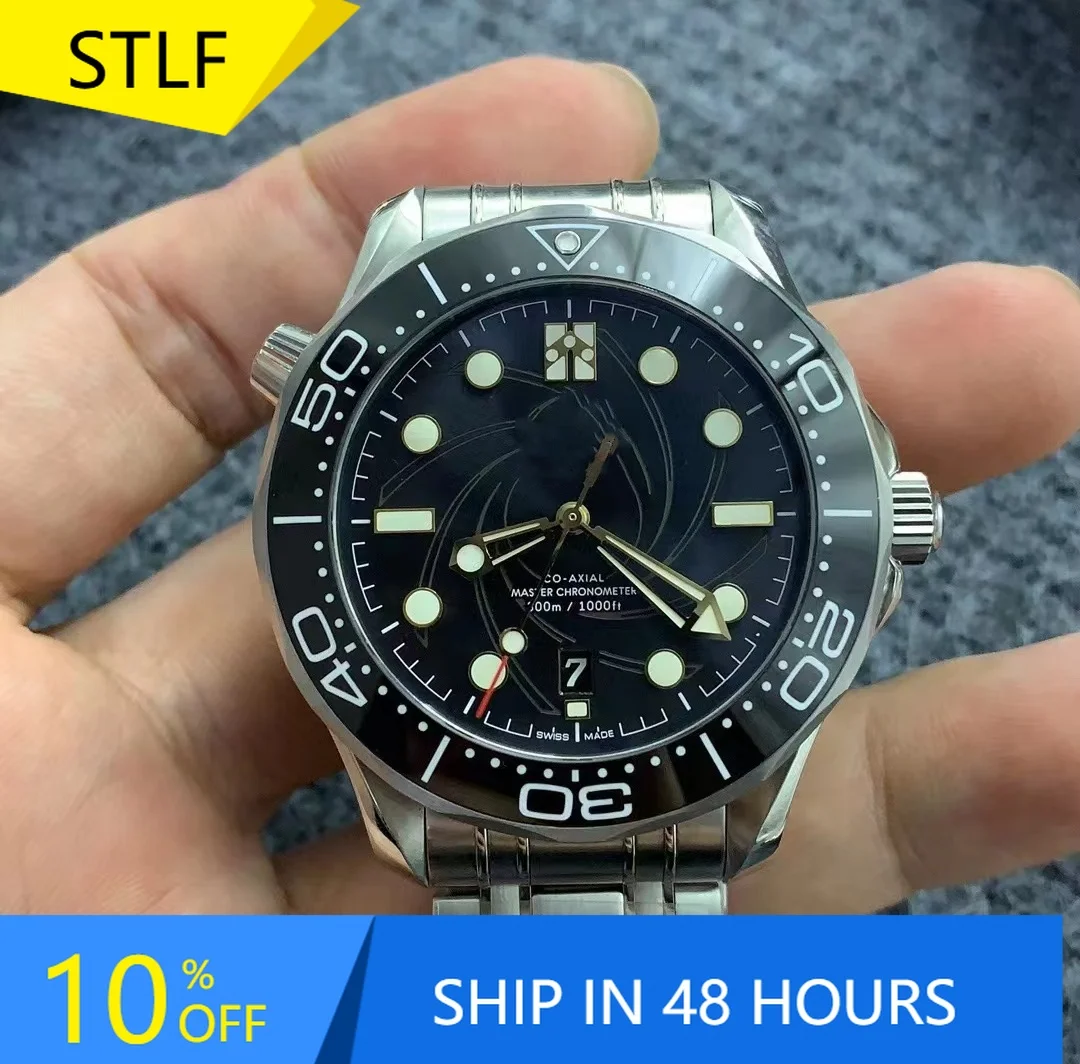 

STLF2025 High-End Luxury Oval/Tonk Smart Dial Water-Resistant Diver Watch With Crocodile Band 20mm Band Width Luminous Feature