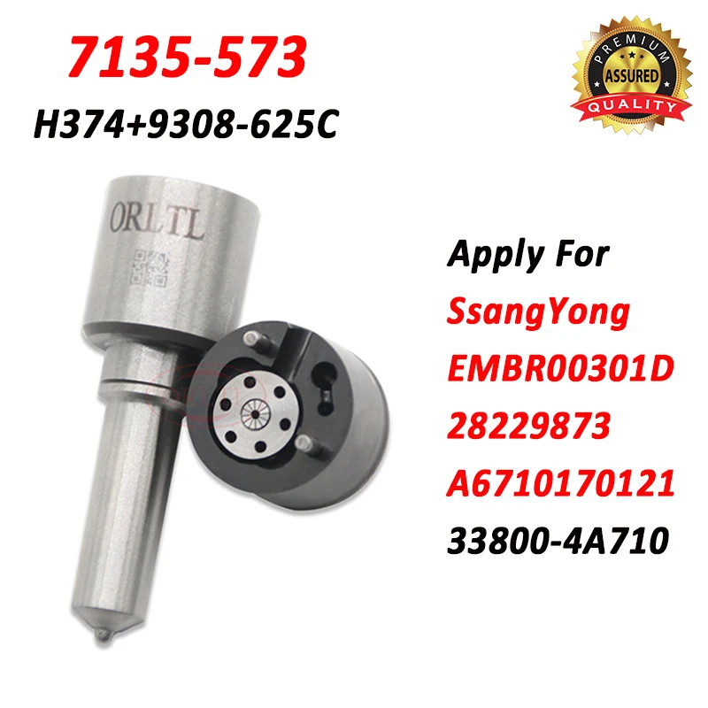 أ 6710170121   مجموعات إصلاح 7135-573 فوهة H374 صمام 9308-625C لسانج يونج EMBR00301D 33800-4A710 28229873 6710170121