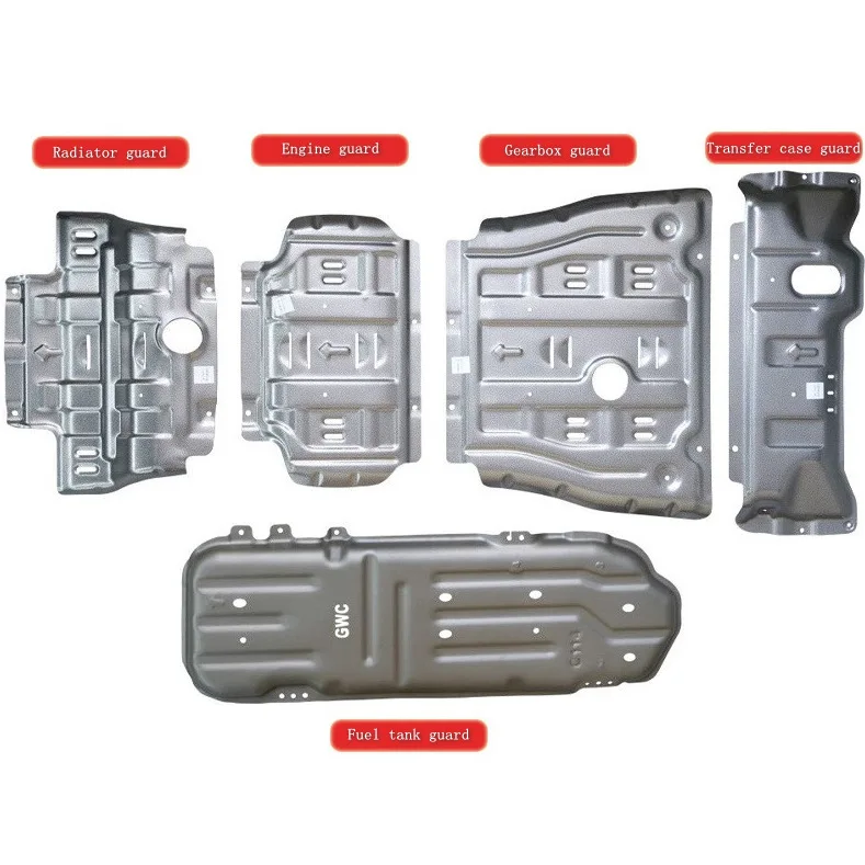 Protector inferior debajo del protector contra salpicaduras, placa de deslizamiento, caja de cambios del motor 4runner, dirección para Great Wall Pao GWM Poer Cannon