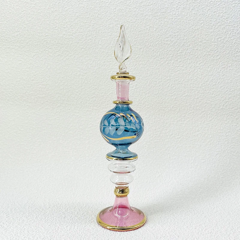 زجاجة عطر مصر الجديدة، جوهر مصنوع يدويًا 12 سم، زجاجة زجاجية زينة رائعة وزخرفة ناعمة #5