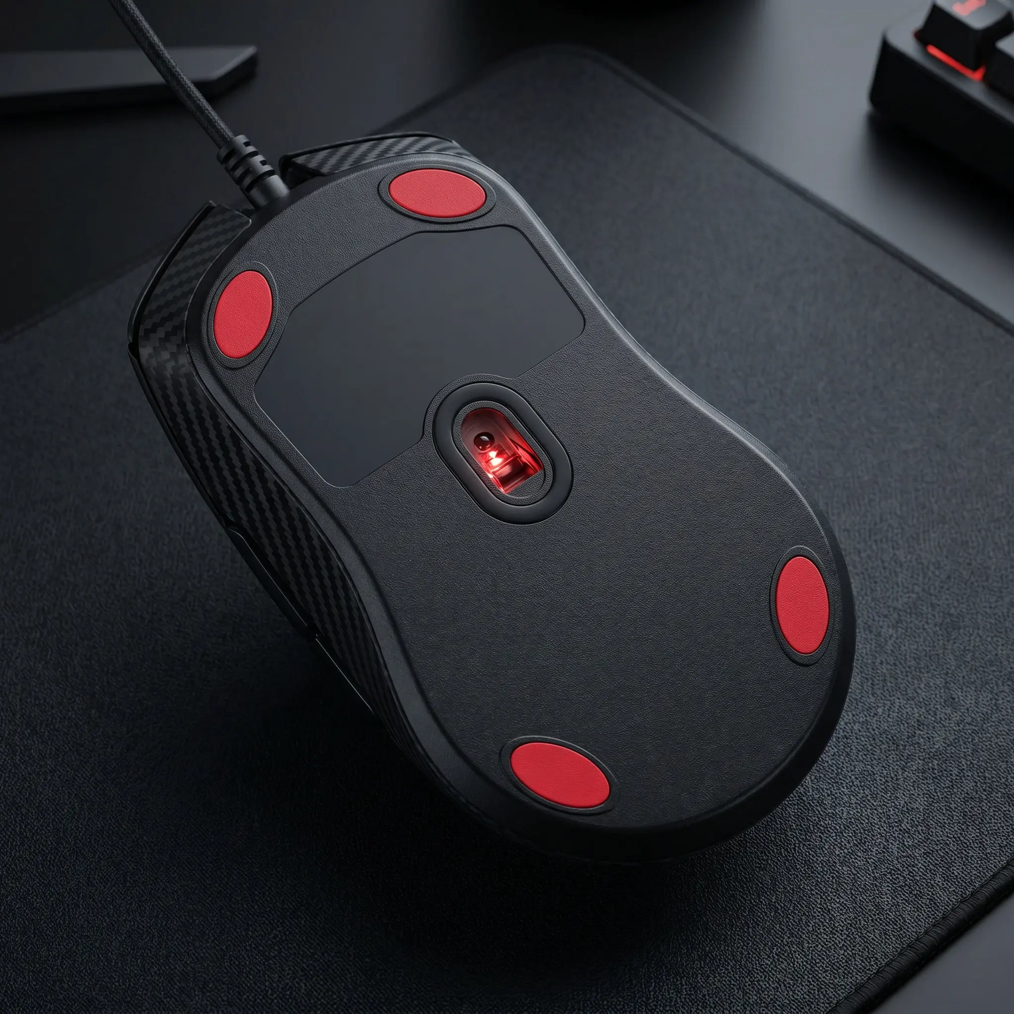 100Pcs Mouse Feet Pads Curved Edge Anti Wear Replacement Glide Stickers Universal Wireless Gaming Office Mouse Skates Smooth Low