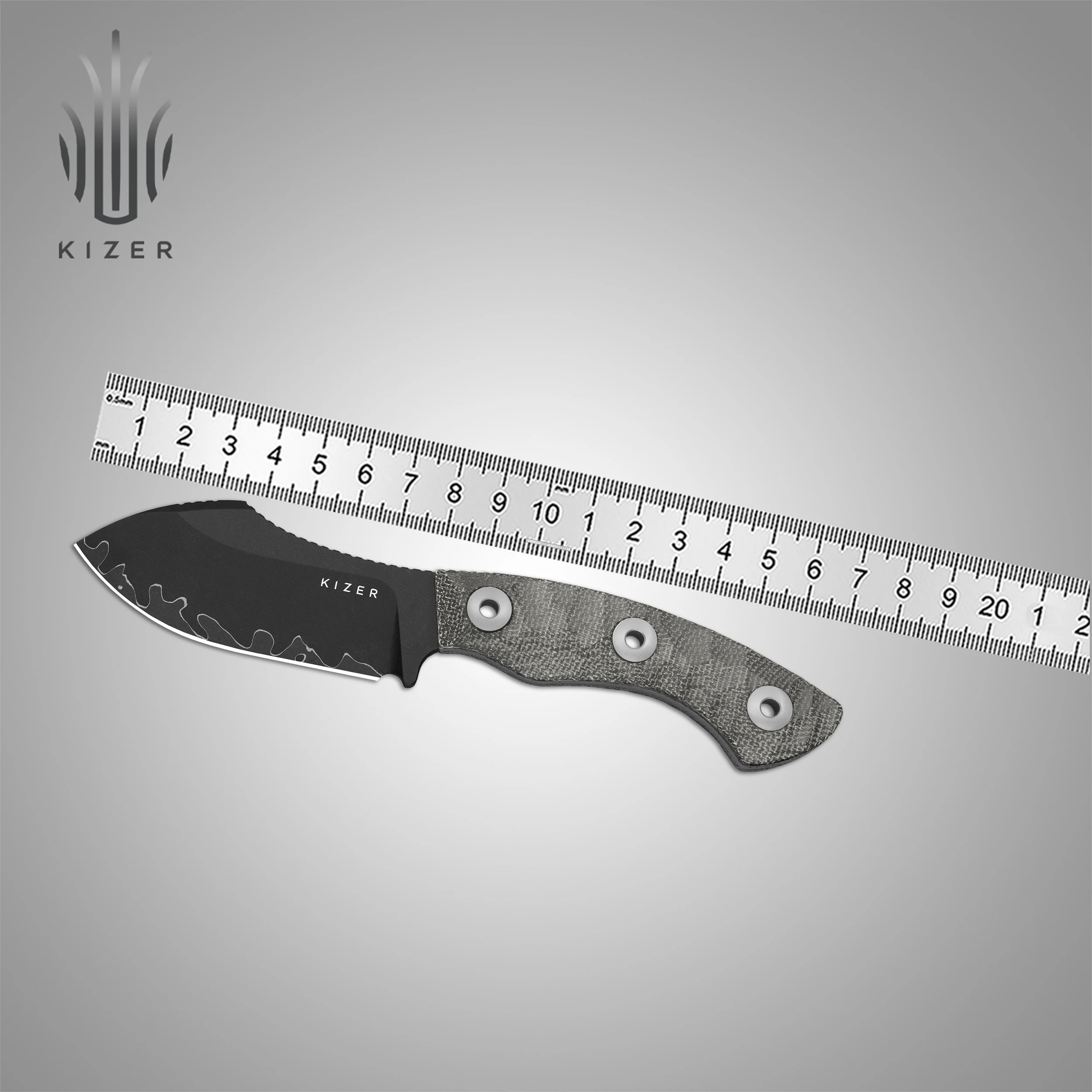 

Kizer Fixed Blade Knife 1090A1/A2/A3/A4 Rook 10V/3-layer composite steel/AEB-L Blade Richlite/G10/Micarta Handle Hunting Knives