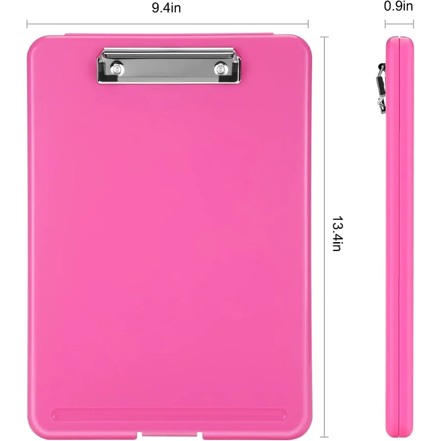 Appunti in plastica pieghevole con archiviazione integrata per insegnare e insegnare infermieristico e uso in ufficio Clip a basso profilo Design durevole C