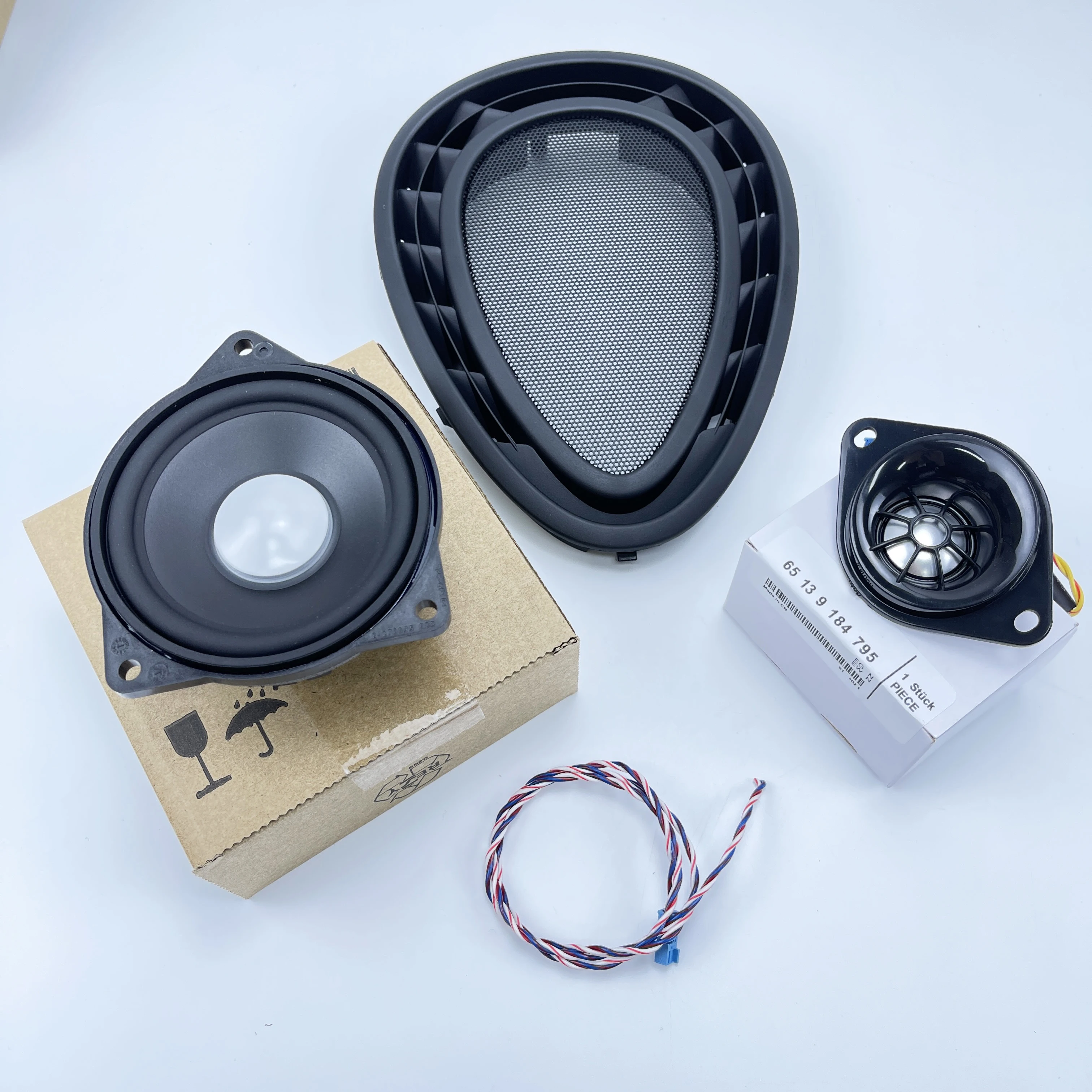

Center Speaker Cover for BMW Mini F54 F55 F56 Car Door Horn Tweeter Midrange Subwoofer Audio High Sound Quality Loudspeaker Kit