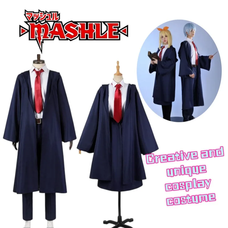 New Mashle: Magic and Muscles Mash Burnedead Lemon Irvine Creative Personality cosplay Character Dress Dress Robe Cartoon Set