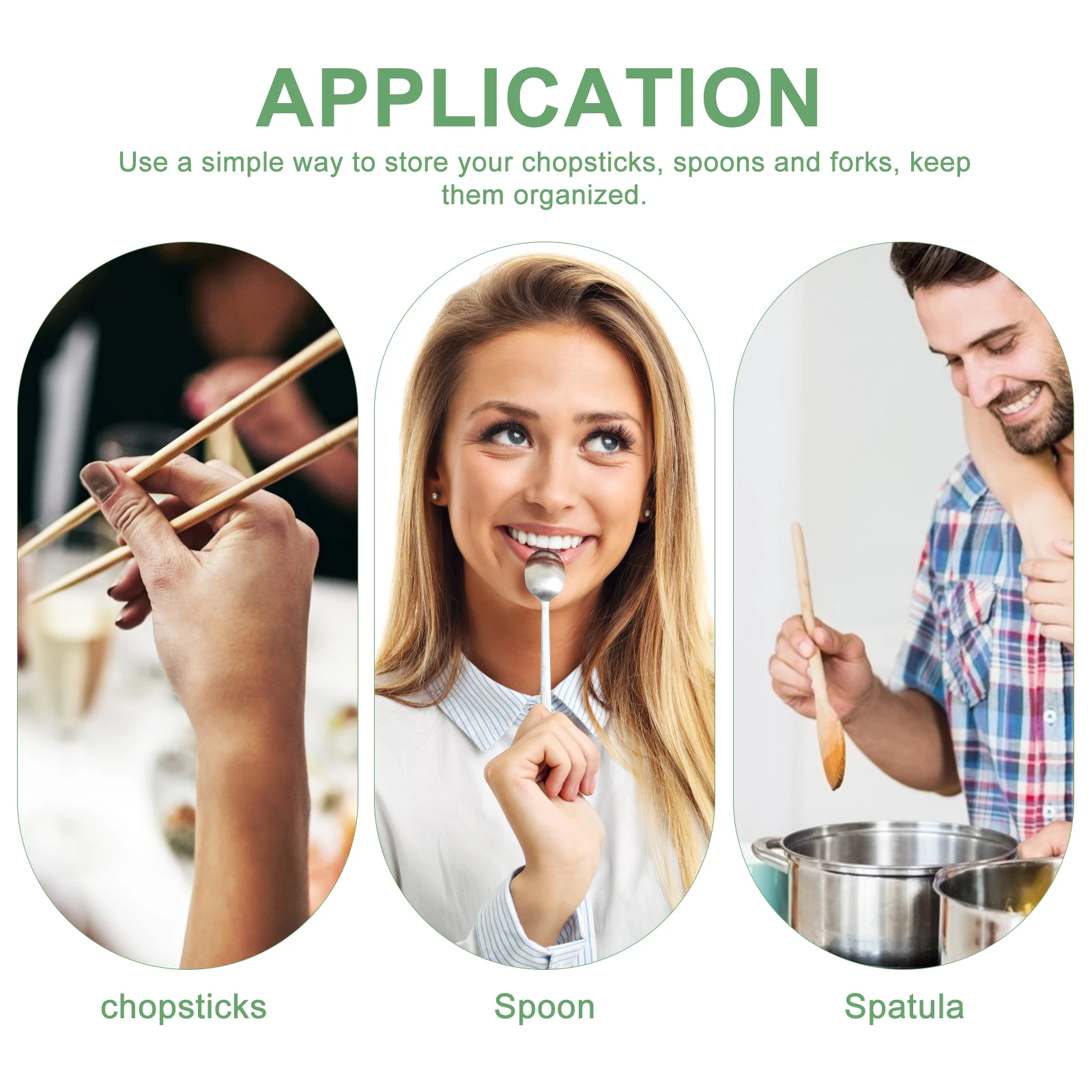 2Pcs Stainless Steel Chopstick Storage Holder Wall-Mounted Kitchen Rack with Drain Tray Adhesive Design No Nails Needed Spoon