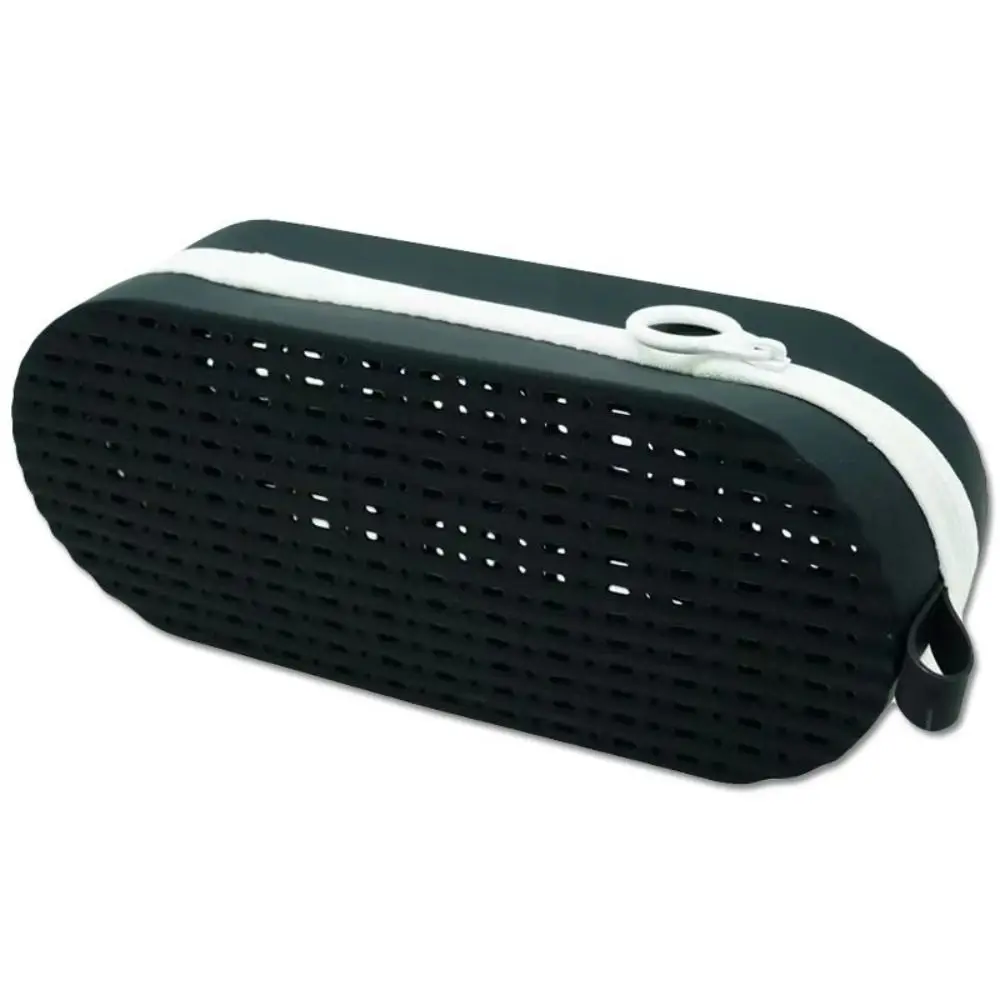 남녀공용 휴대용 통기성 수영 고글 보관함, 실리콘 안경 상자, 거치대 선글라스 가방, 독서 안경 케이스