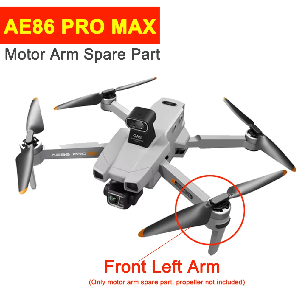 Original Motor Arm With Brushless Engine For GPS Drone AE86 PRO MAX RC Quadcopter Arm DIY Accessory