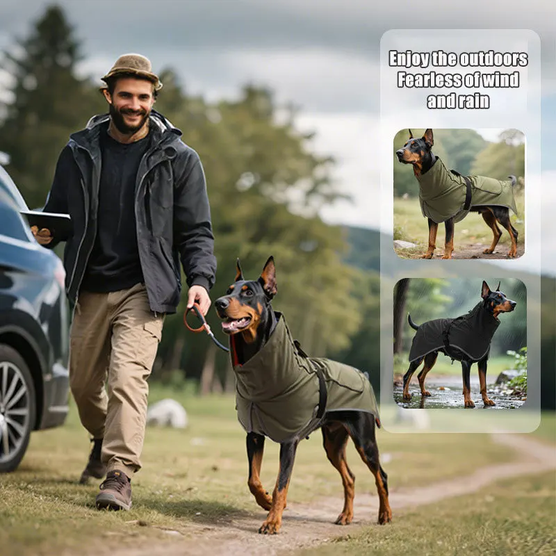 

Large Dog Winter Clothes Warm Fleece big Dog Coat Jacket Reflective Labrador German Shepherd Husky Waterproof Dog Clothing