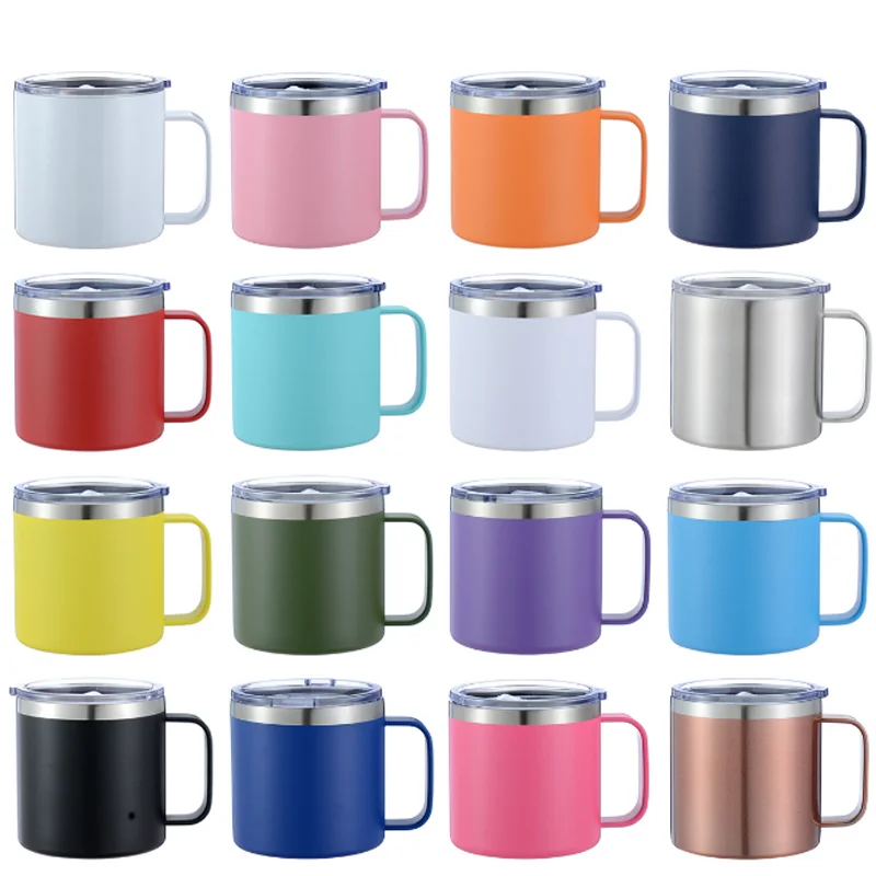 14oz High Quality Stainless Steel Eco-Friendly Garrafa Termica Coffee Mug Insulated Thermal Flasks Water Juice Milk Cup