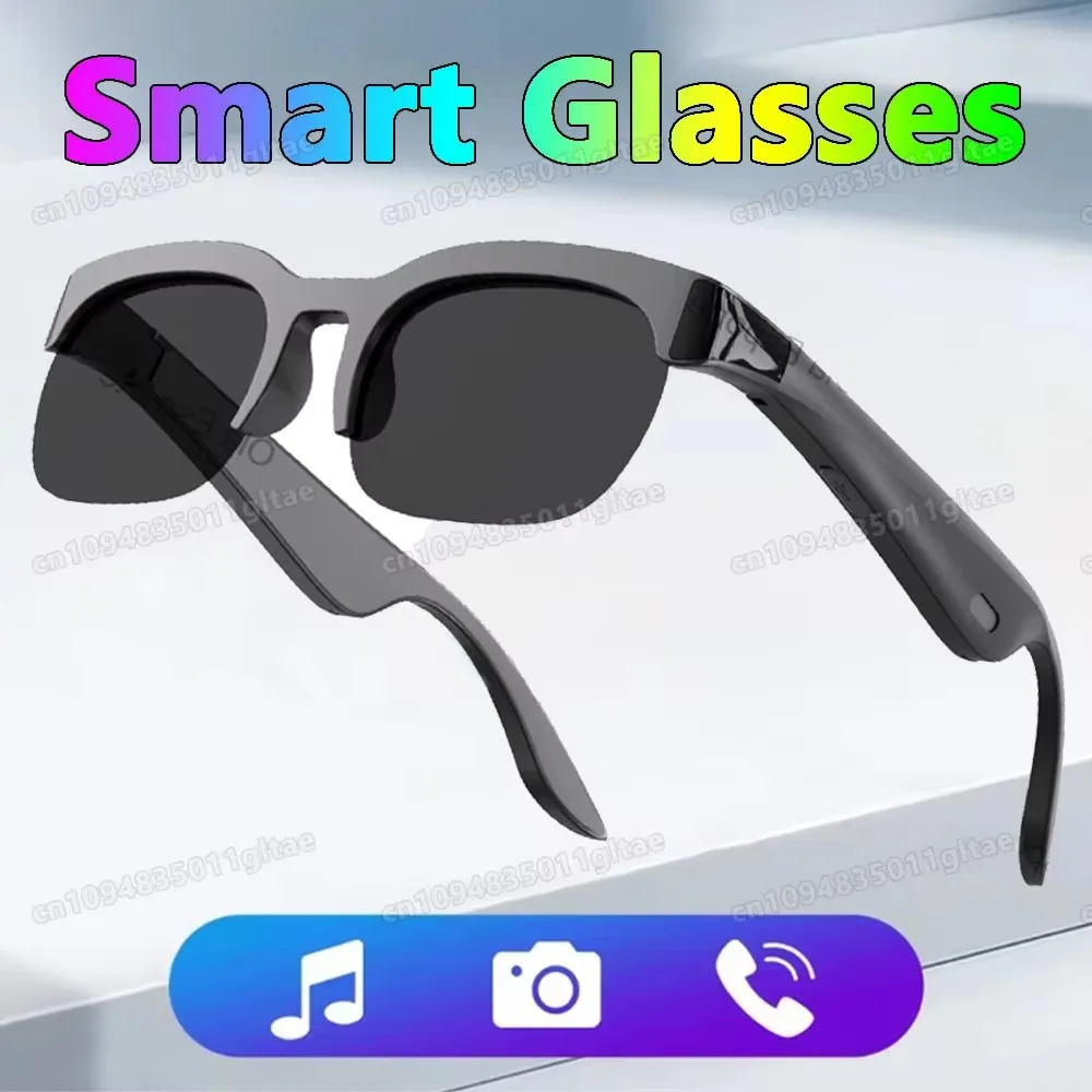 New Camera Control Smart Glasses 2026 Music Sunglasses Headp