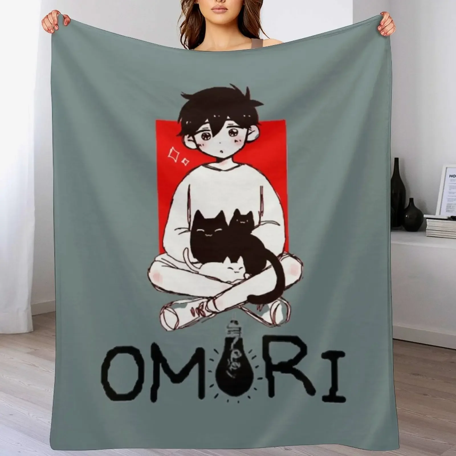 

omori Throw Blanket Reusable Durable Soft Blanket for All Seasons