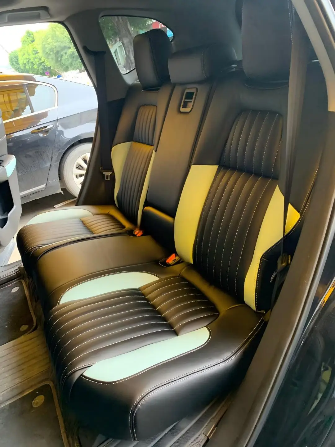 غطاء مقعد سيارة جلدي مخصص للفصول الأربعة من المصنع، مجموعة كاملة متينة عديمة الرائحة ومضادة للخدش لسيارة Ford Civic CRV #4