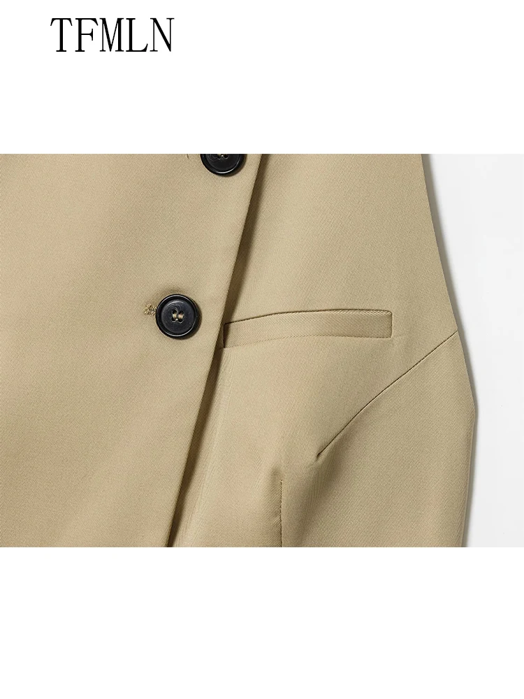 مثير المرأة الصلبة الرسن الأعلى مستقيم بانت مجموعات 2025 الخريف شيك عارية الذراعين بلوزات بلا اكمام سستة السببية بنطلون مع حزام الزي