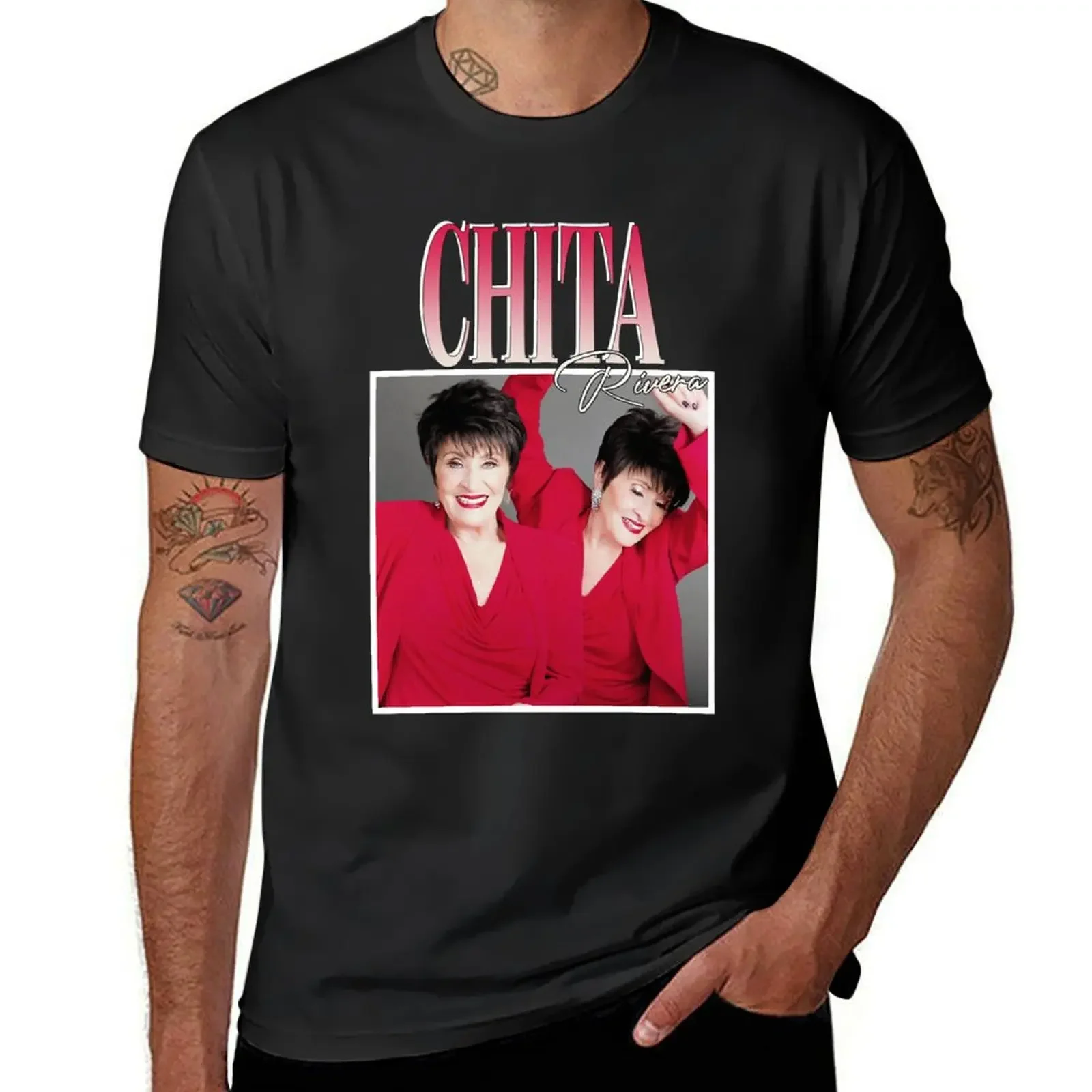 

Men Women Chita Rivera Funny Men Fan T-Shirt hippie clothes rapper graphic tees Men's cotton t-shirt