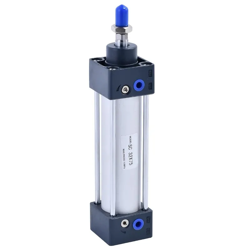 SC Air Cylinders SC32/40/50/63/80/125mm Bore double action Pneumatic Cylinder Tools Big Thrust Piston 25/50/75/100/200/500mm