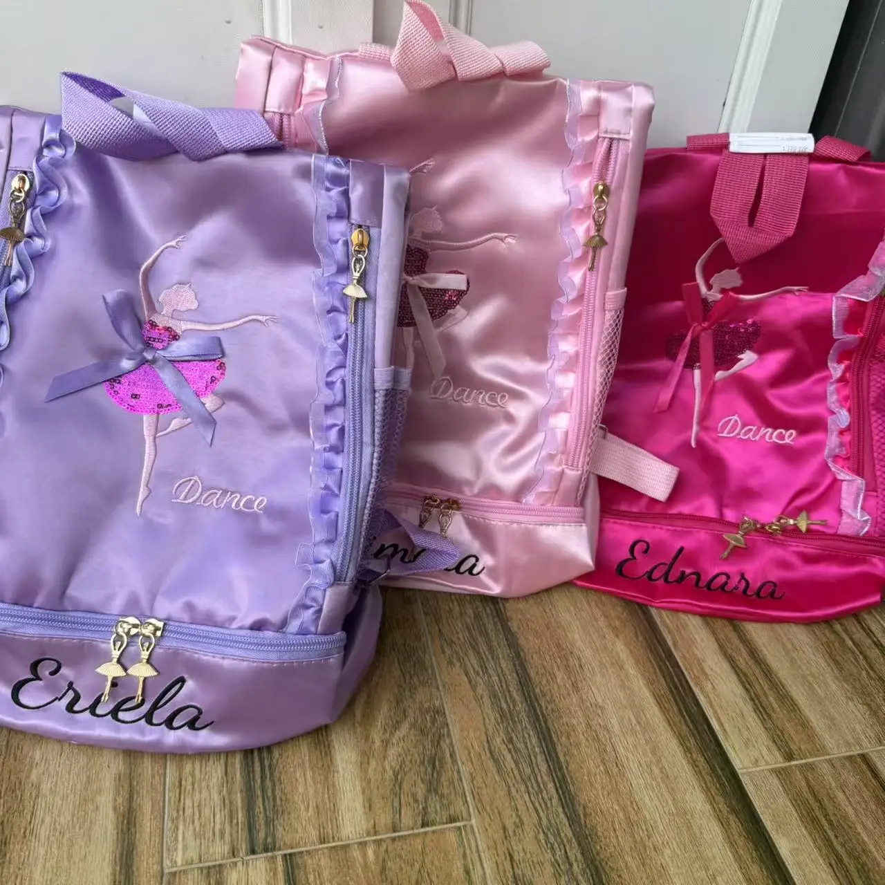 Personalized Cute Dance Dress Children's Backpack, Customized Gauze Skirt, Lace Girl Ballet Backpack, Student Backpack