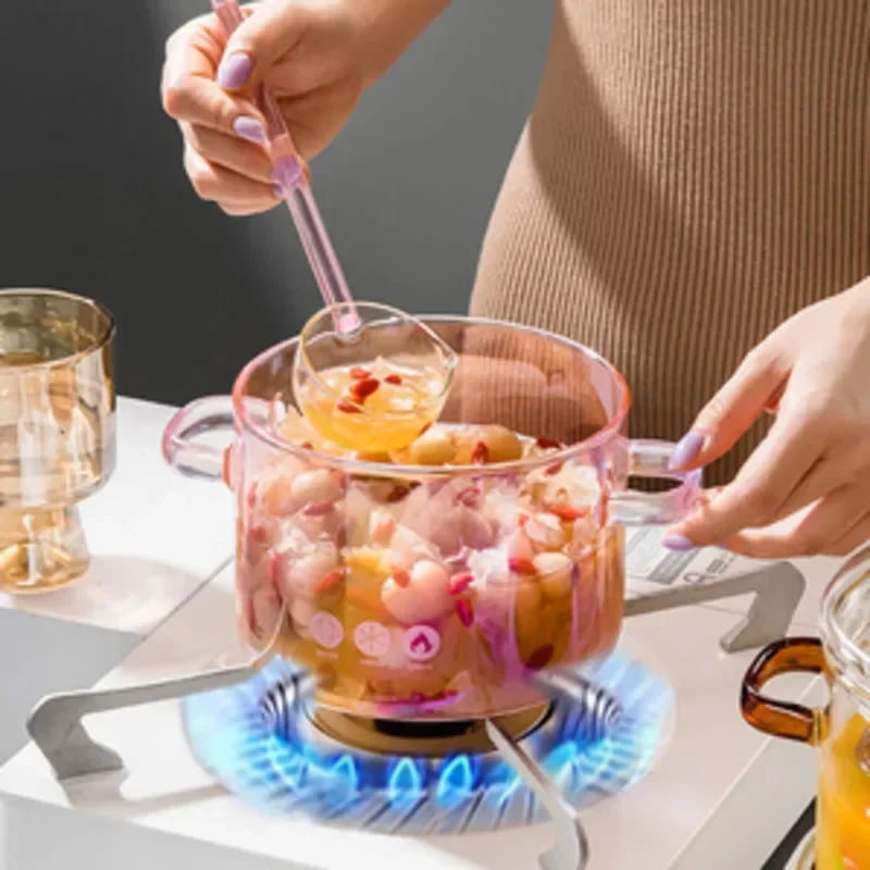 american-pink-glass-pan-high-borosilicate-cooking-pot-can-electric-ceramic-furnace-high-appearance-level-ins-glass-pot