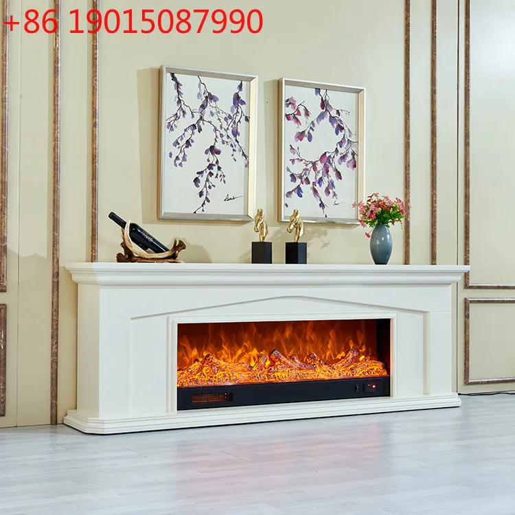 

1.2/1/2 meters European fireplace background wall decorative cabinet American fireplace TV cabinet Nordic simple modern