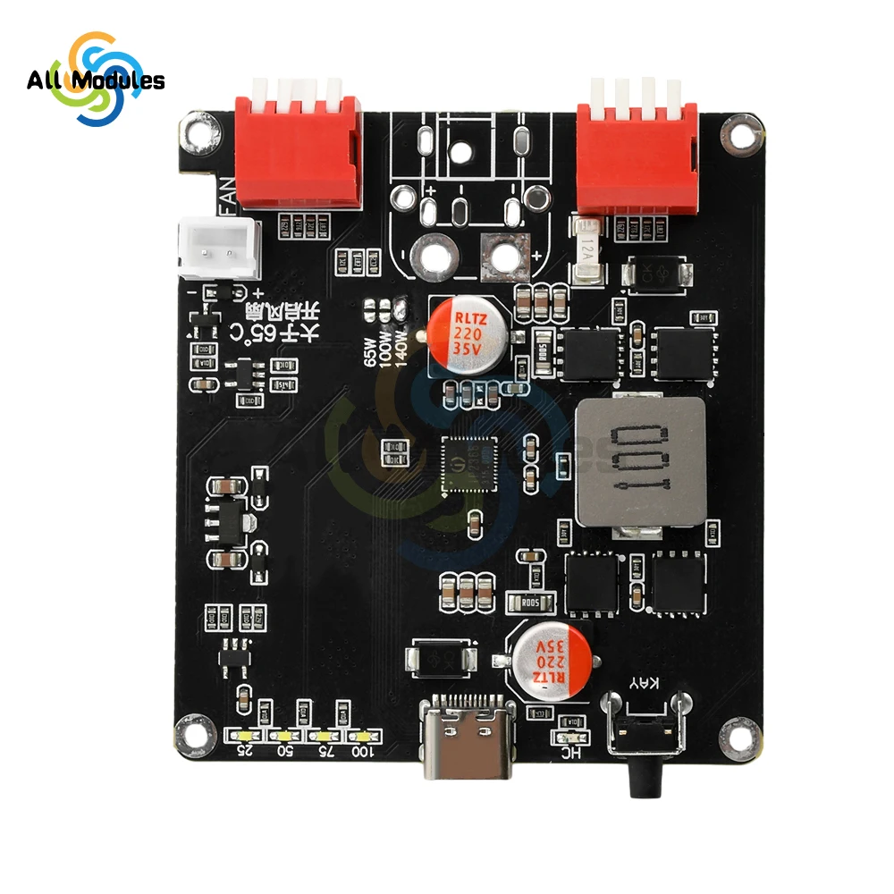 140W Bidirectional Fast Charger Module 2S 3S 4S 5S 6S Lithium Battery Charging Board IP2366 Li-ion Lifepo4 BMS Charger Module