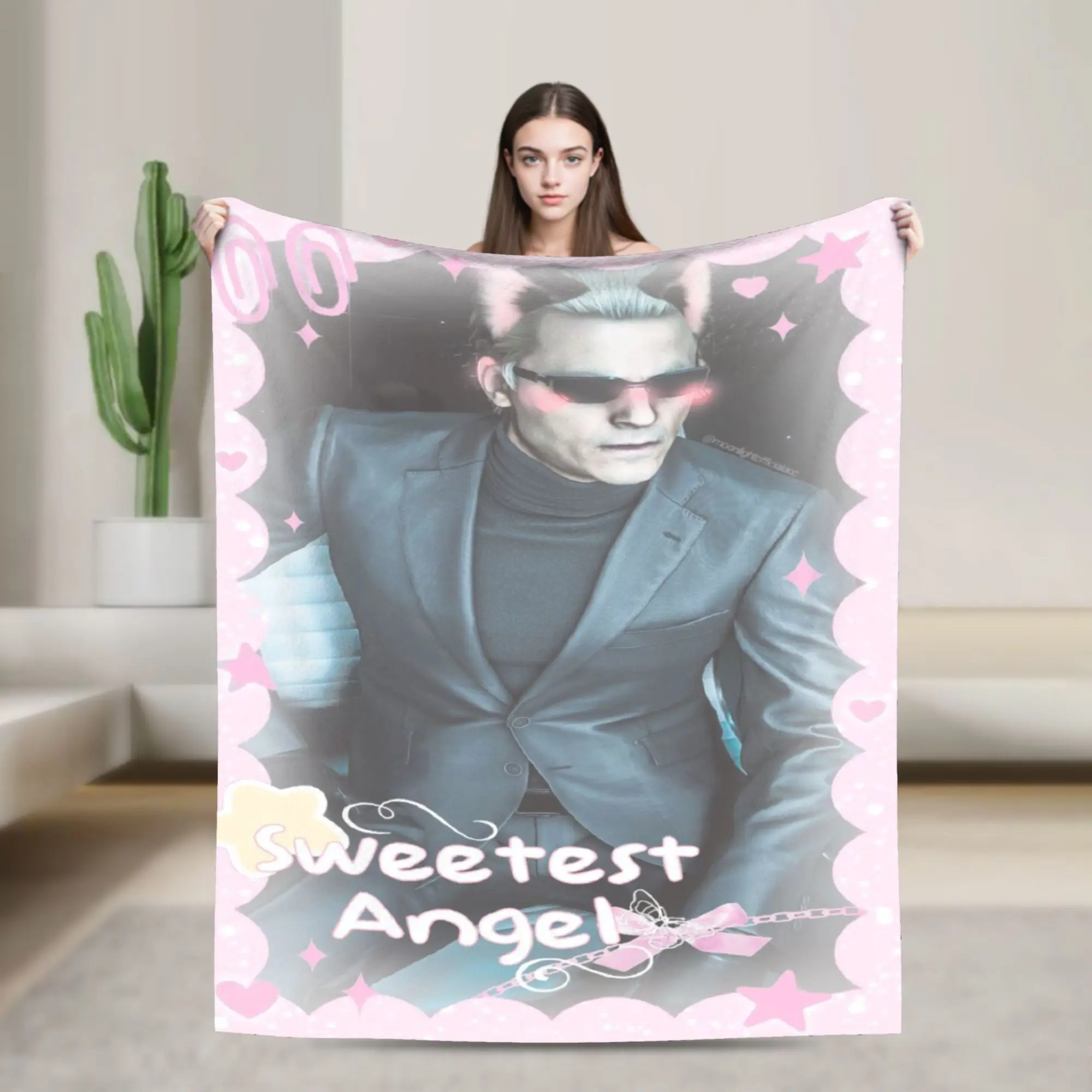 Albert Wesker  Throw Blanket for Couch  Soft Fuzzy Plush Blanket 50x60 Inch Multiple Sizes Bedspreads for All Seasons