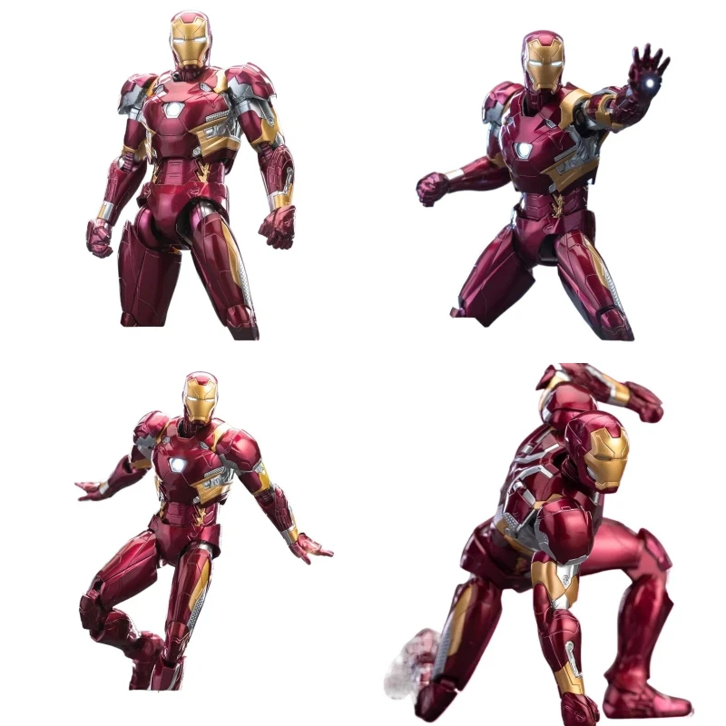 Neue Original Fondjoy Anime Figur Iron Man Mk46 Modellbausatz 1/12 Infinity Saga Ironman Mark 46 Montage Abs Gemeinsame bewegliche Spielzeuge