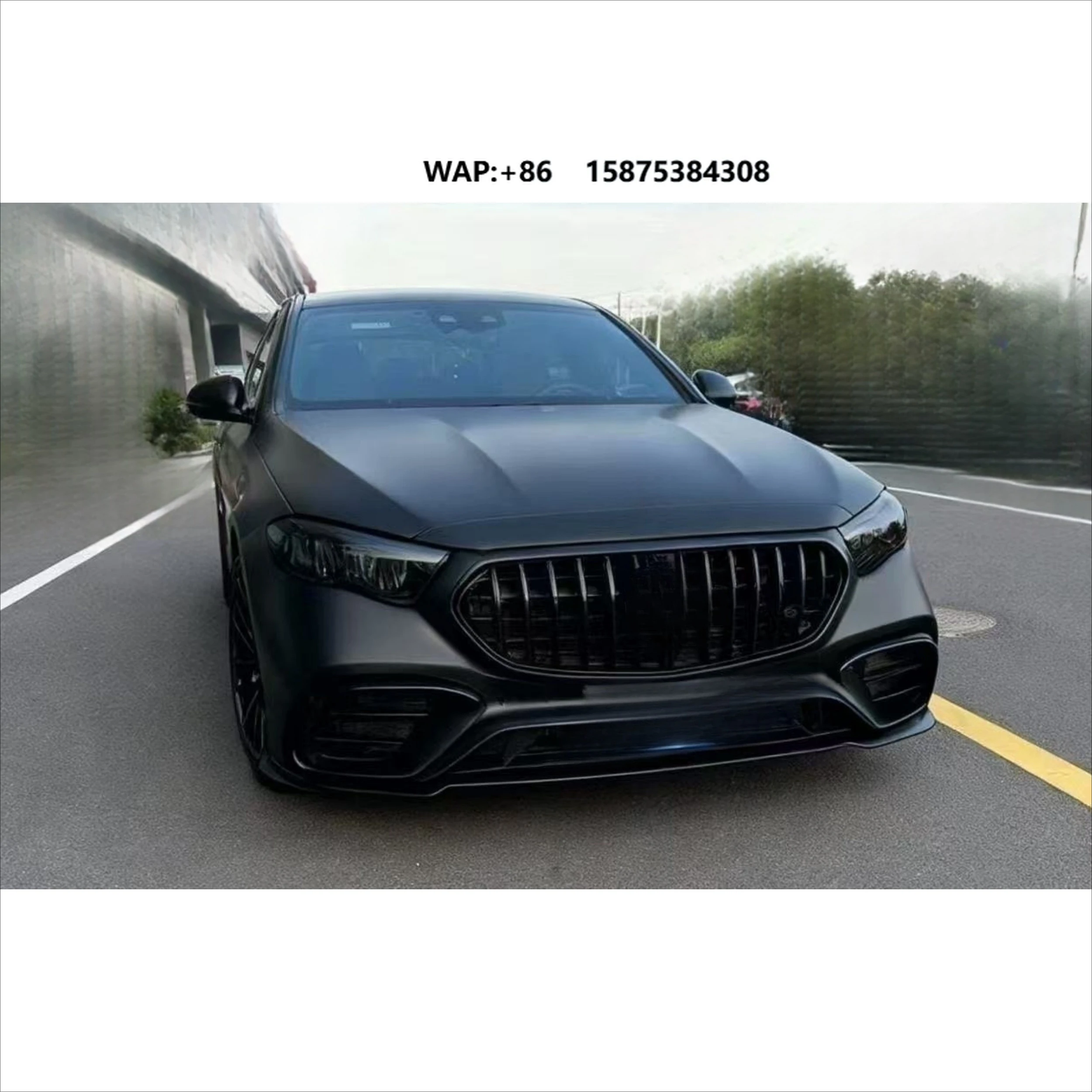 

Car Body Kit Bumper for Benz E Class W214 24~now Upgrade to E63 Style,grilles Optional