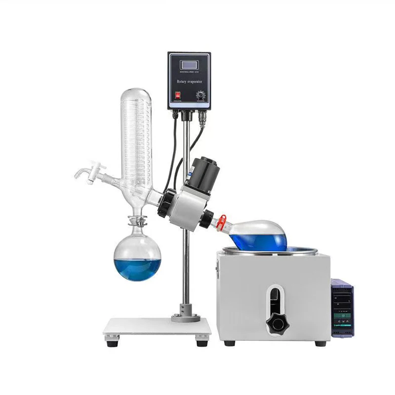 10000W Rotary Evaporator With LCD Screen RE-201D  Experimental Tools Vacuum Distillation Purification Crystallization 1L 2L