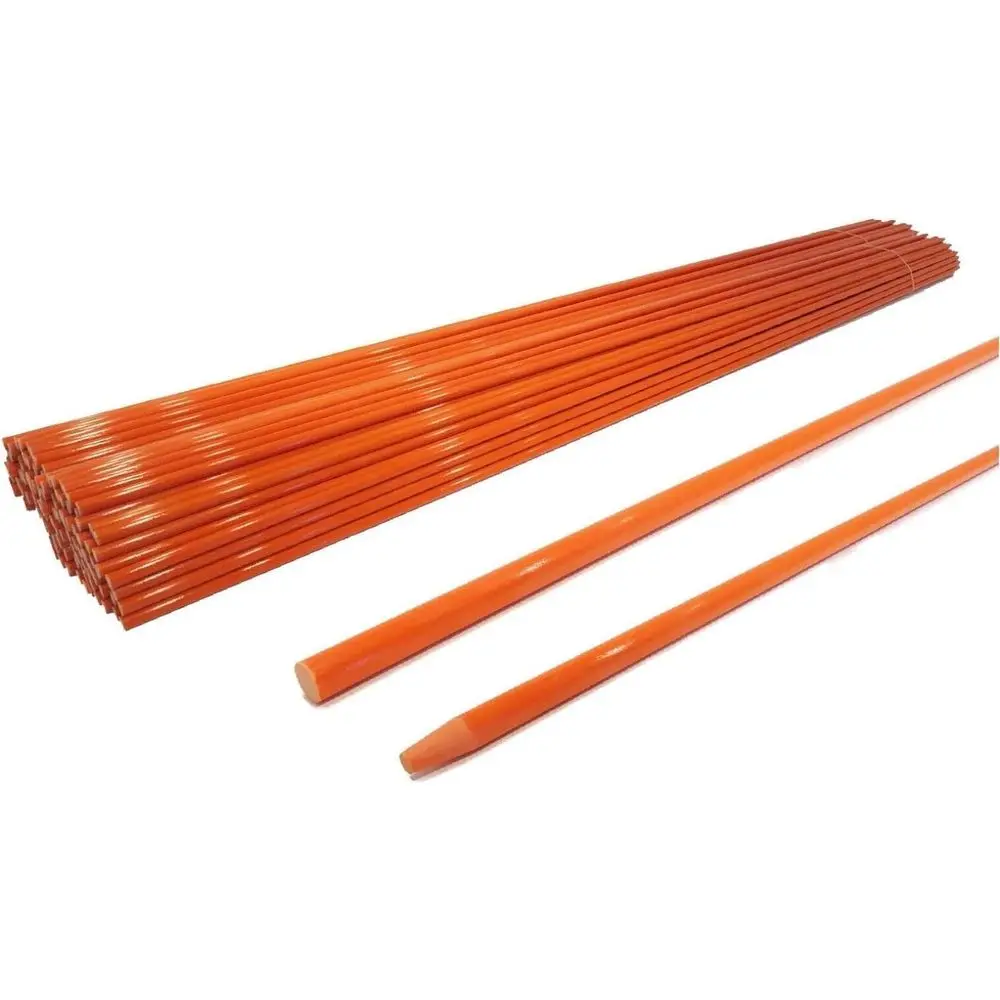 

Pack o 1000 Driveway Markers, Rods, Stakes, Poles, Orange Plain iberglass, 48 inches, 1/4 inch