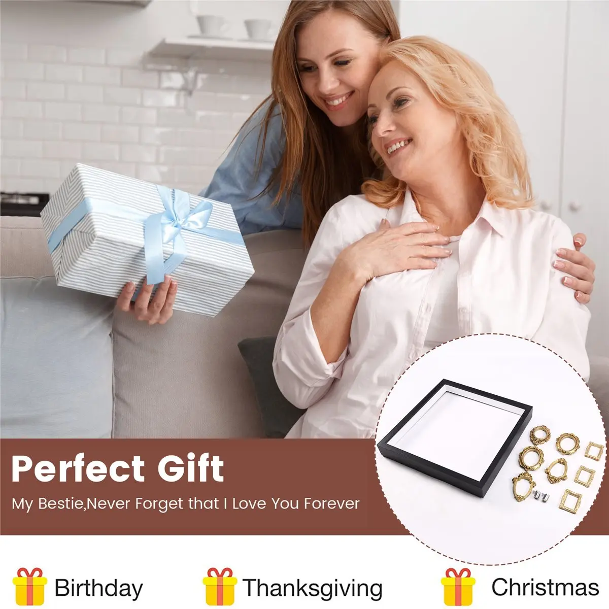 DT81 DIY Mini Museum Silhouette Box - Celebrate Your Special Memories in Style, for Valentine'S Day Gifts, Mini Museum Frames
